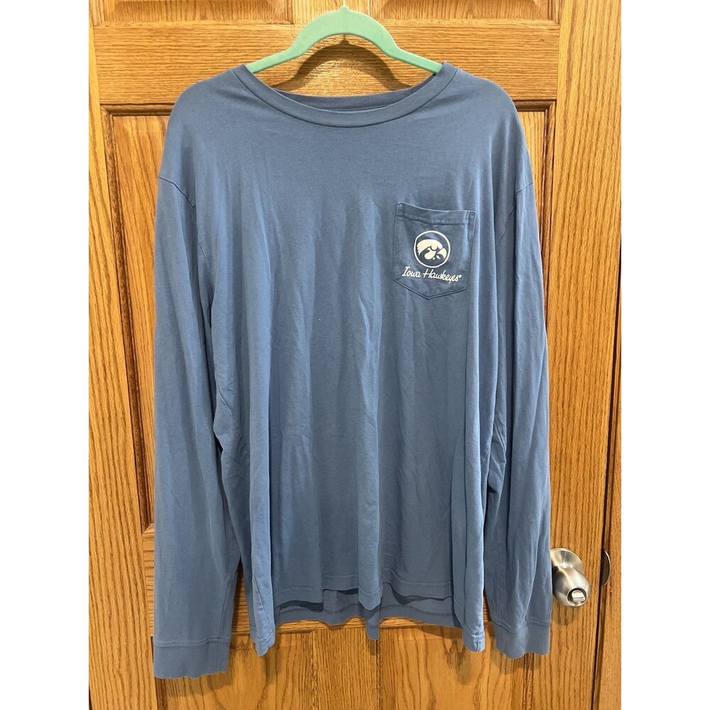 Knights Apparel KA Iowa Hawkeyes XL Women Long Sleeve Pocket Long Sleeve T Shirt